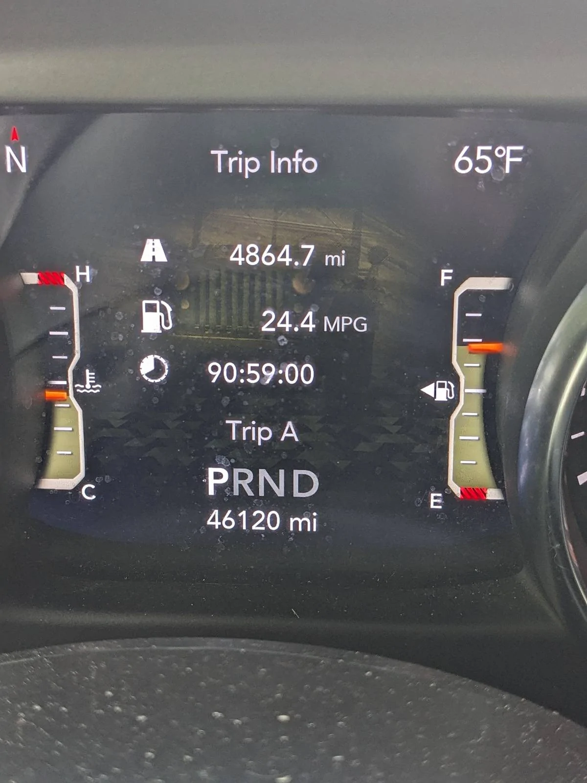 Jeep Gladiator Real World MPG.  2022 Sport S 3.6L w/ Max Tow and stock tires. 3 adults and @460 lbs of gear in the bed.  UT to TX and back, then UT to MI and back. 1000002465