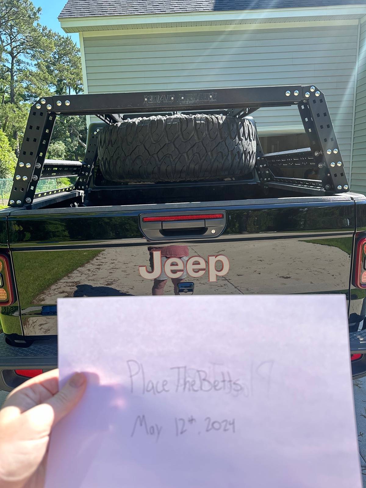 Jeep Gladiator Road Armor Treck Rack and Accessory Mounts IMG_3665