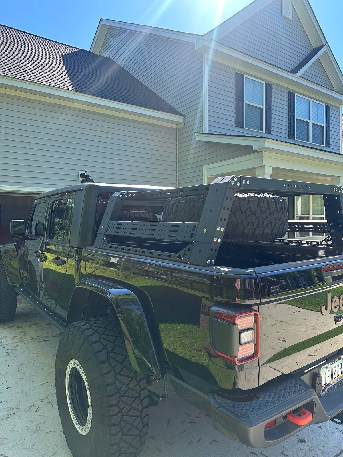 Jeep Gladiator Road Armor Treck Rack and Accessory Mounts IMG_3661