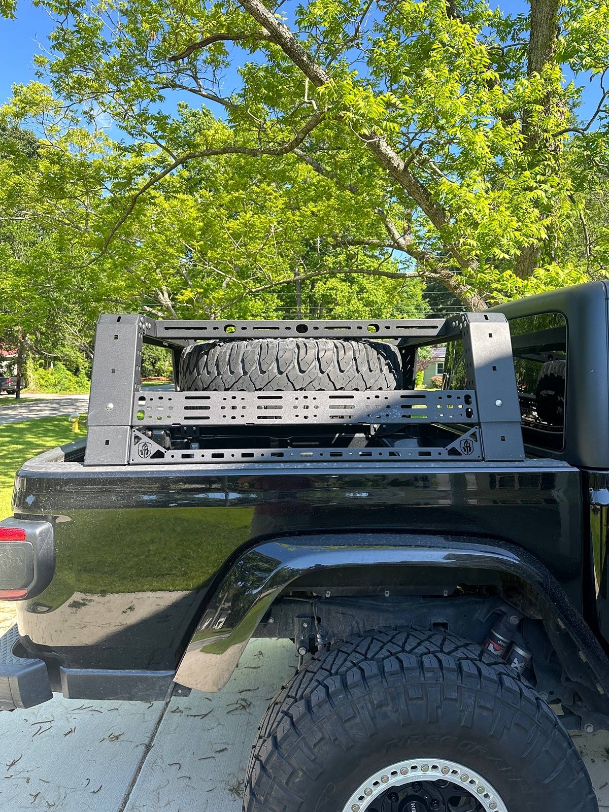 Jeep Gladiator Road Armor Treck Rack and Accessory Mounts IMG_3663