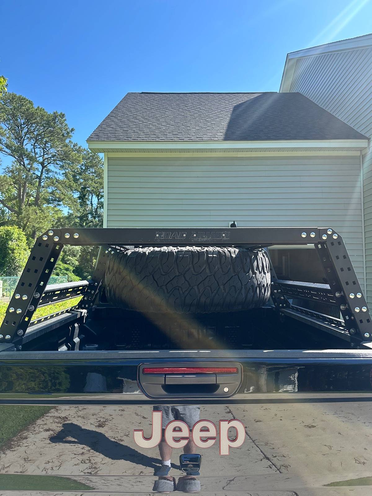 Jeep Gladiator Road Armor Treck Rack and Accessory Mounts IMG_3658