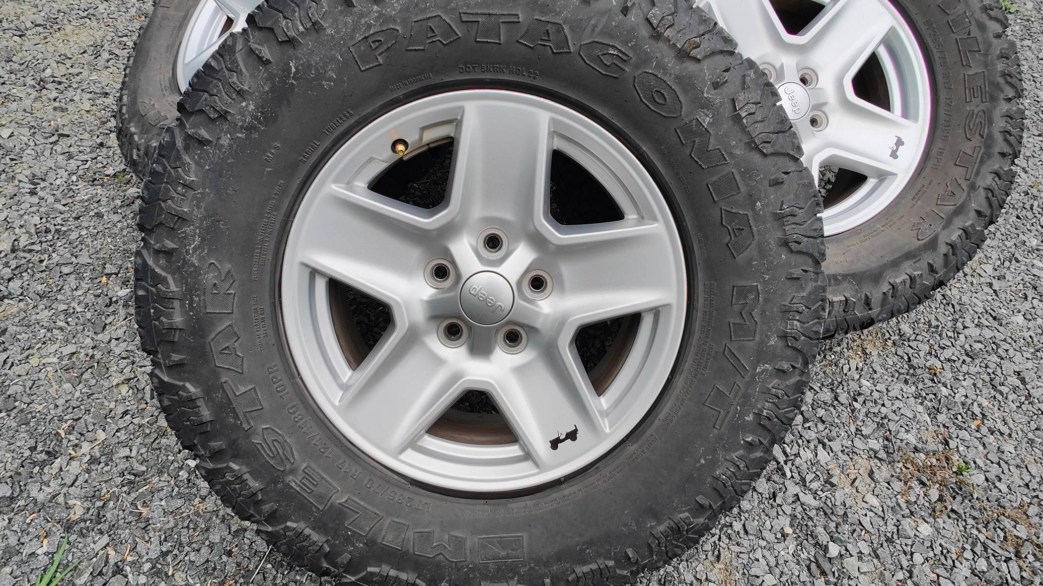Jeep Gladiator For Sale - Gladiator aluminium stock wheels and steel spare (with tire) - $140 IMG20230529152124