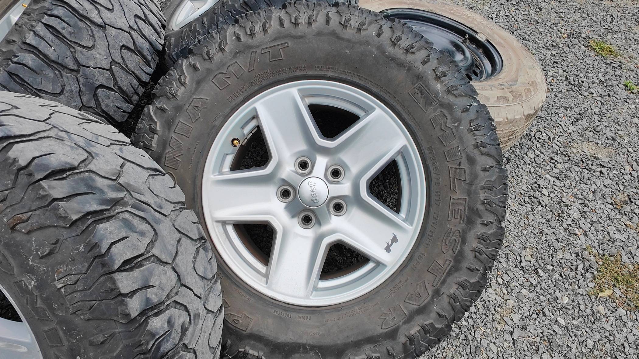 Jeep Gladiator For Sale - Gladiator aluminium stock wheels and steel spare (with tire) - $140 IMG20230529152128