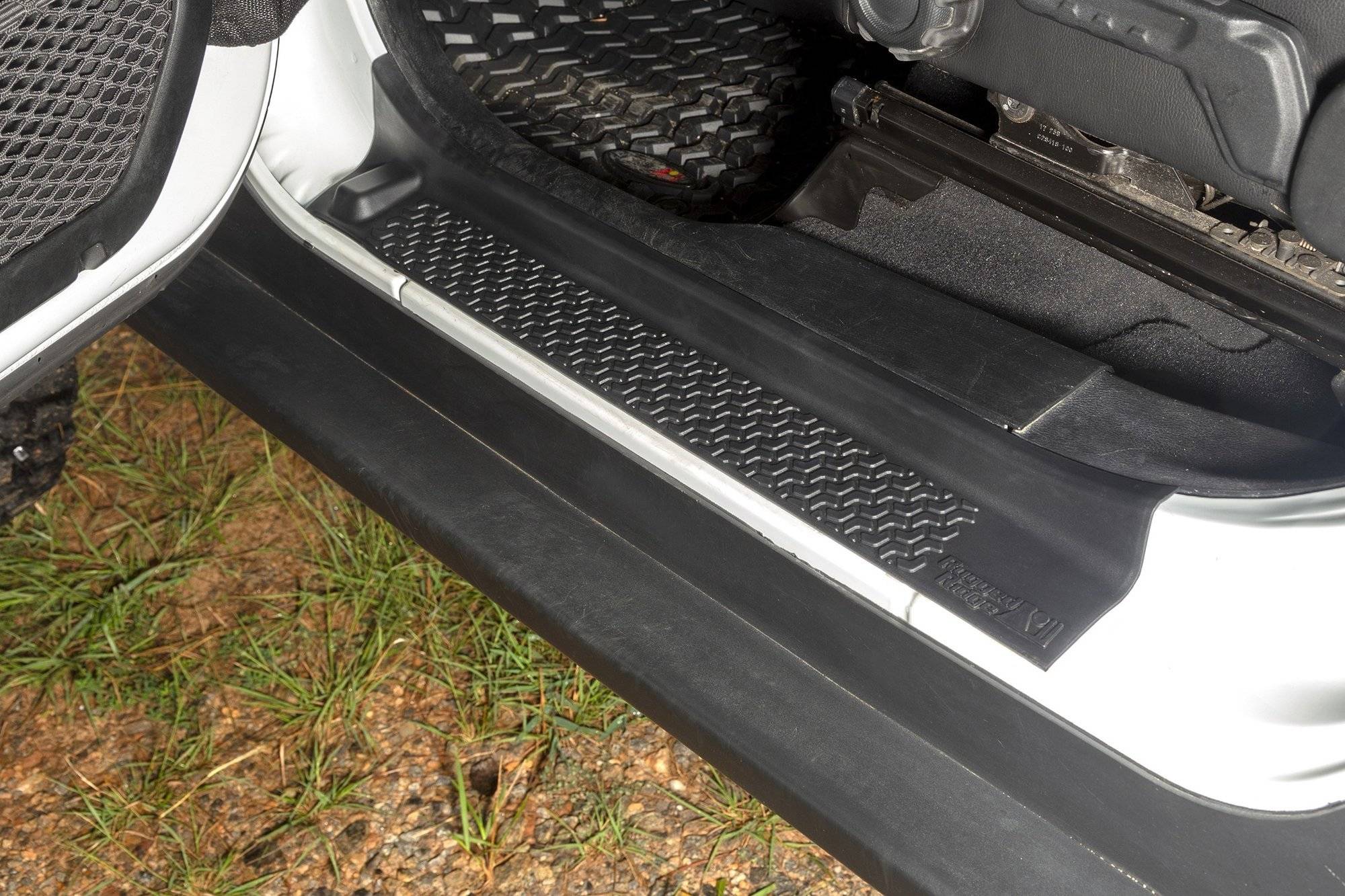 Jeep Gladiator Extreme wind noise rugged-ridge-11216.32-front-rear-entry-guard-pair-black-jeep-wrangler-jl-4door-installed-fr_0