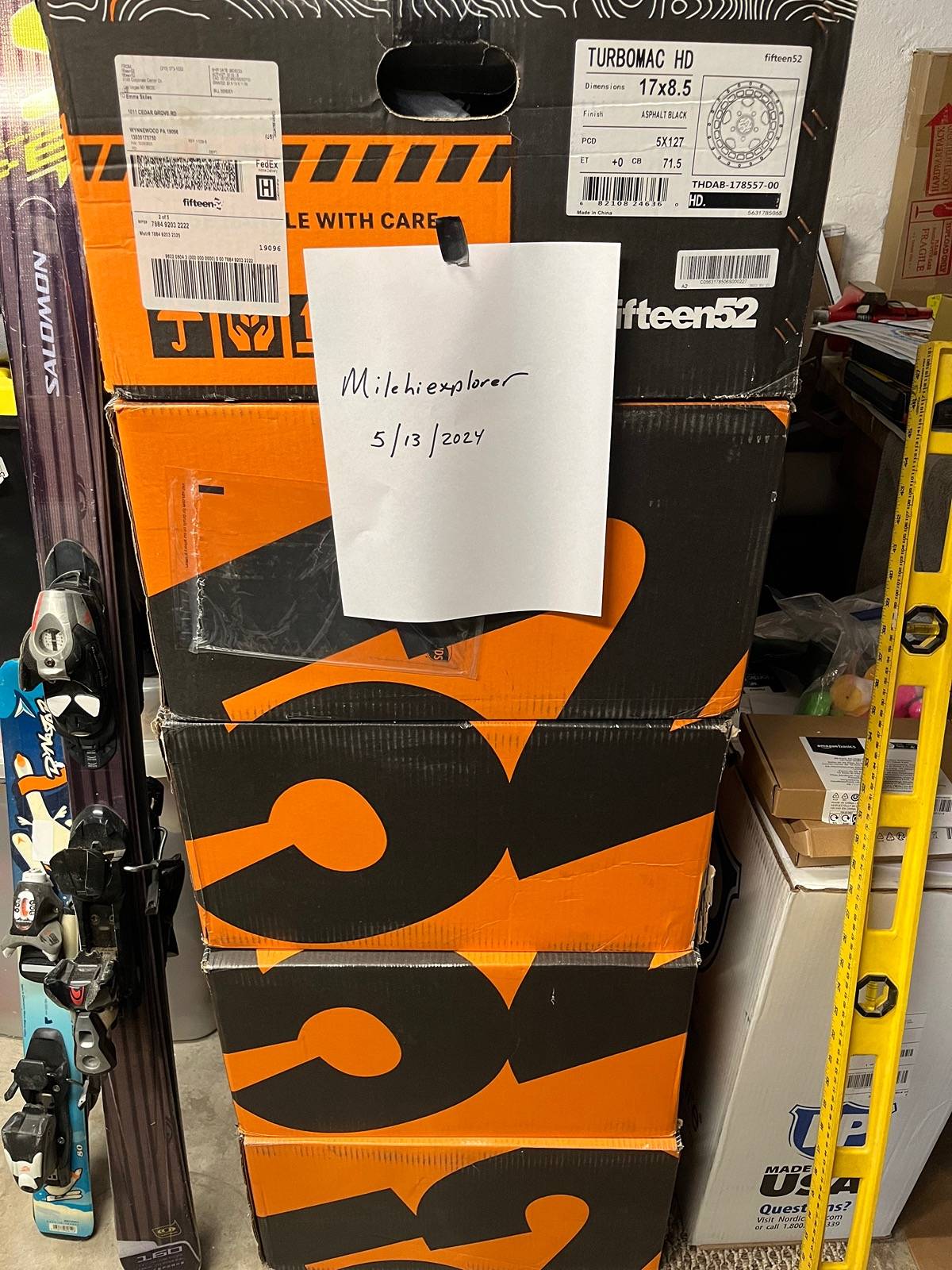 Jeep Gladiator (5) Fifteen52 Turbomac HD wheels in Black new in box IMG_2213