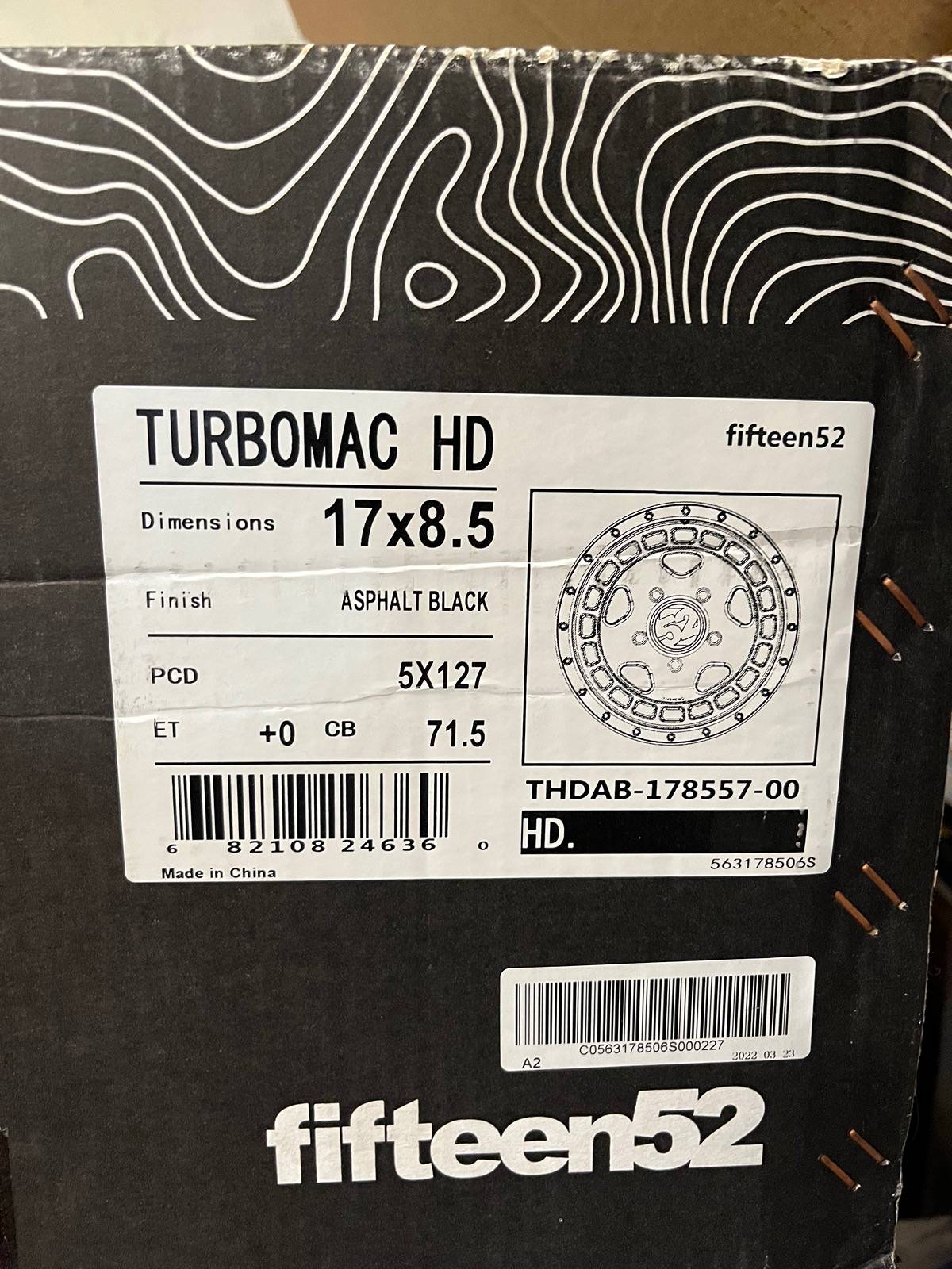 Jeep Gladiator (5) Fifteen52 Turbomac HD wheels in Black new in box IMG_1959
