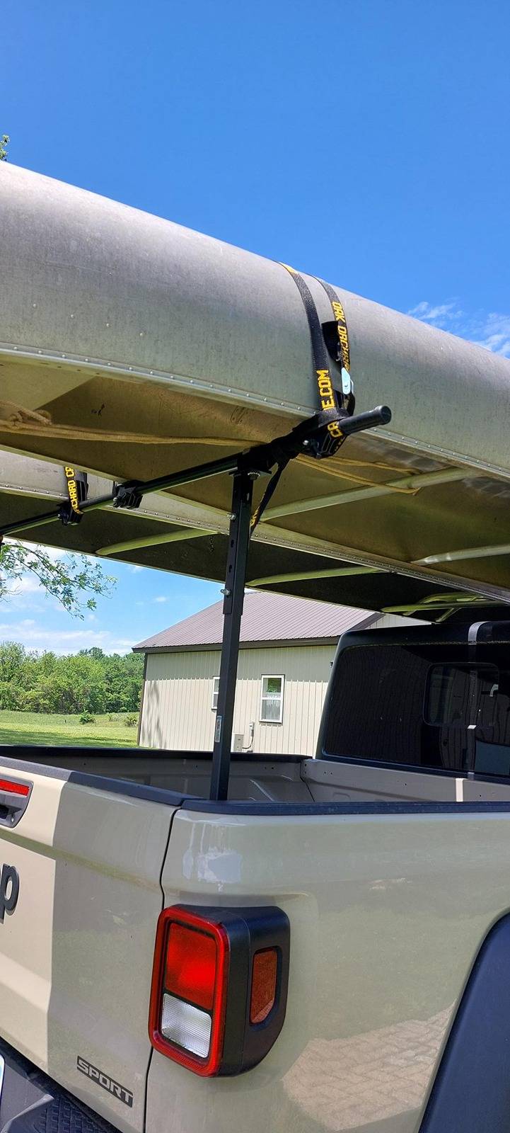 Jeep Gladiator Do You Canoe?  Post your rack pix & how you're haulin it. 20240509_132355