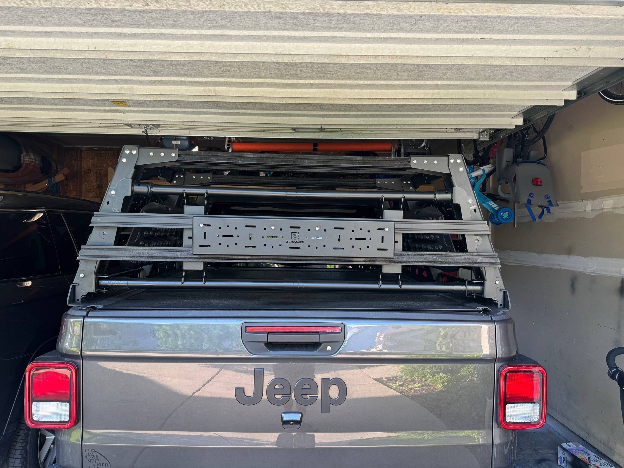 Jeep Gladiator Bed Rack - Rear Gate DIY IMG_0917