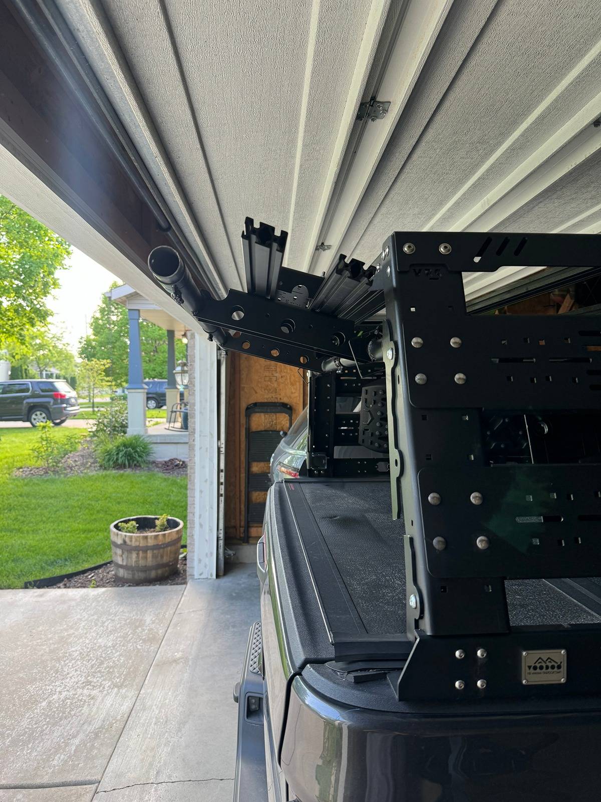 Jeep Gladiator Bed Rack - Rear Gate DIY IMG_0919