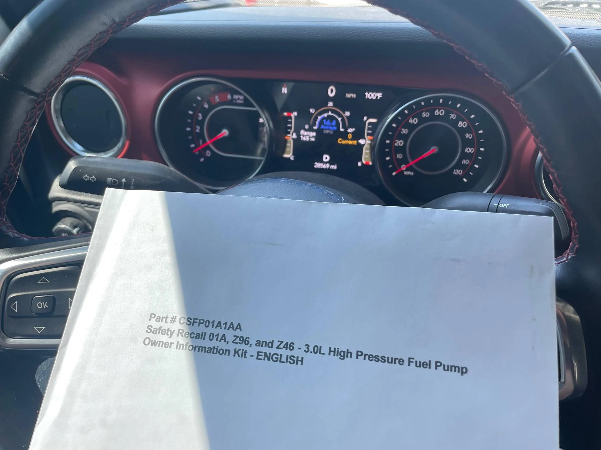 Jeep Gladiator Ecodiesel Recall 01A HPFP Parts are Available IMG_4139