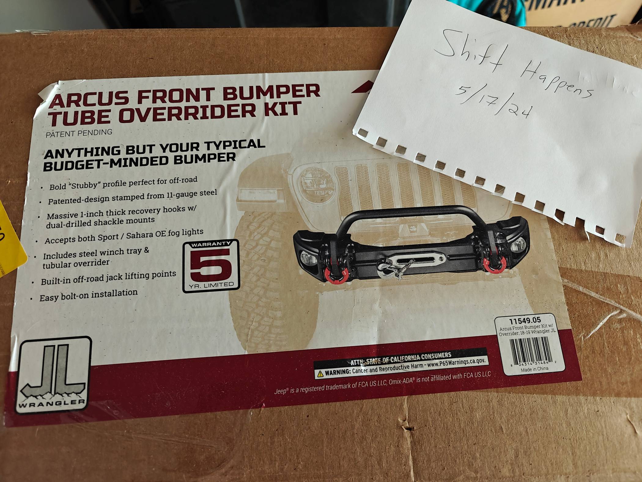 Jeep Gladiator Arcus front bumper - $500 IMG20240517145754