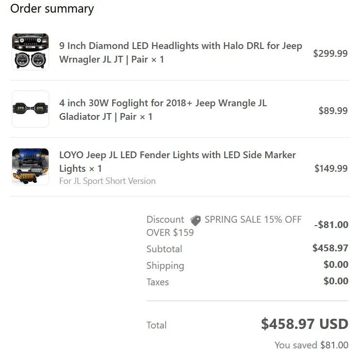 Jeep Gladiator Updated recommendations for LED bulbs in halogen housing LOYO LED lignts