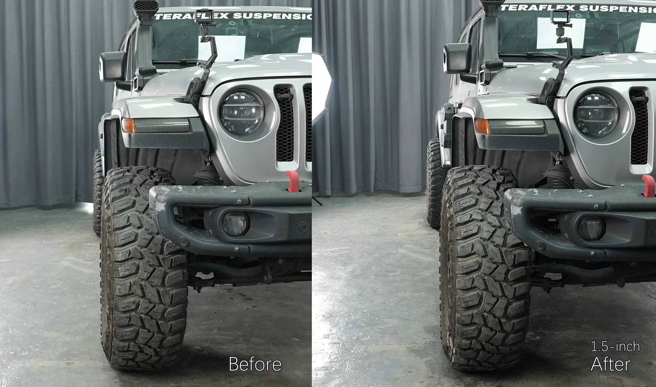 Jeep Gladiator Can anyone post their setup with wheel spacers? BONOSS 1.5inch wheel spacerss for j