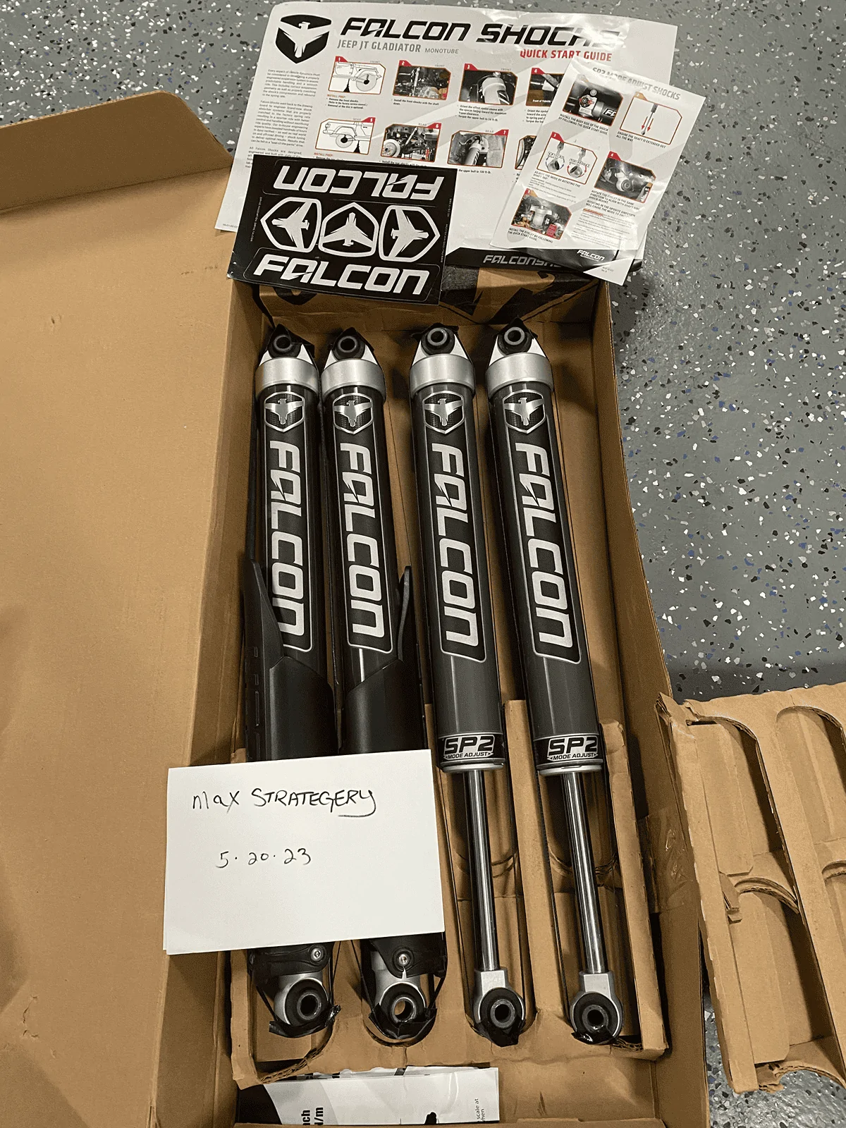 Jeep Gladiator ***SOLD***: Falcon SP2 2.1 Adjustable Monotube Shocks $675 Shipped. WILL SHIP ANYWHERE U.S. tempImagenJHNSW