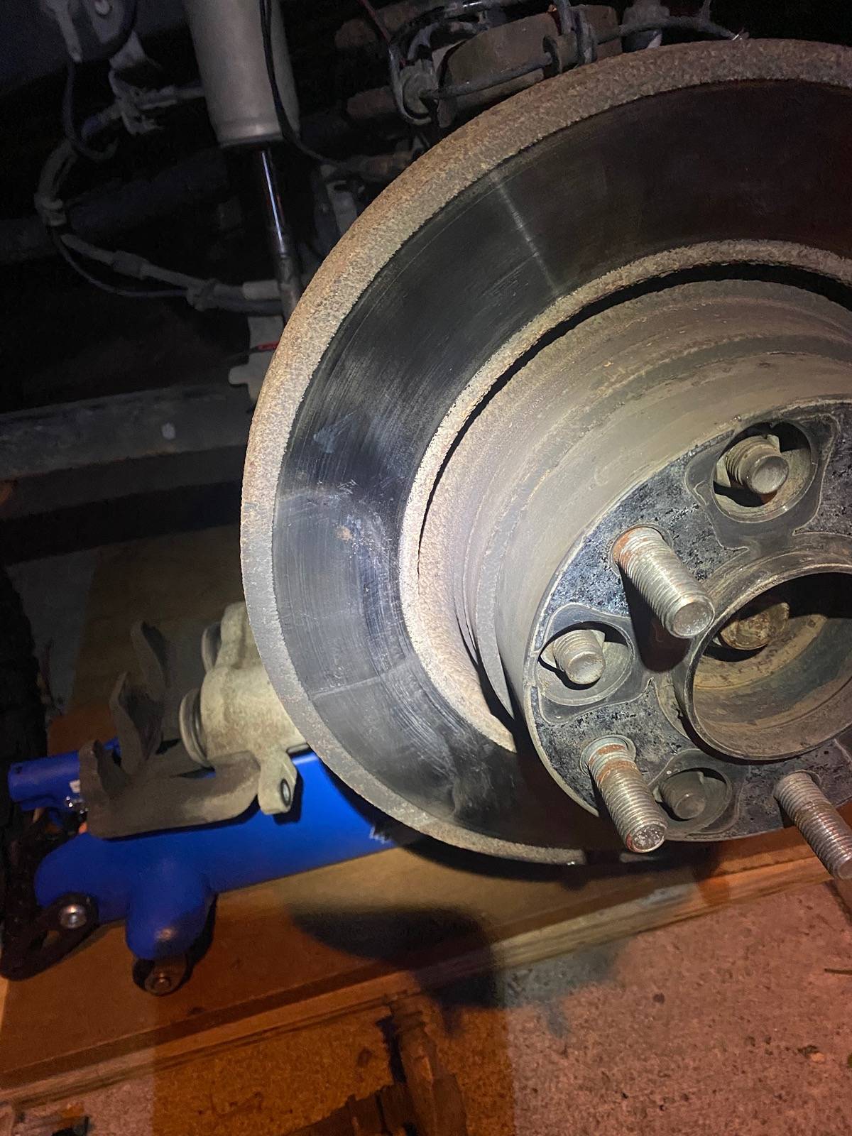 Jeep Gladiator Seized Brake Caliper IMG_5783