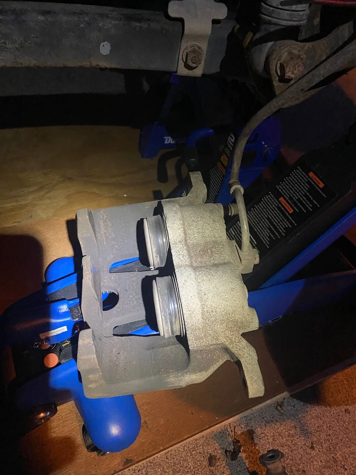 Jeep Gladiator Seized Brake Caliper IMG_5784