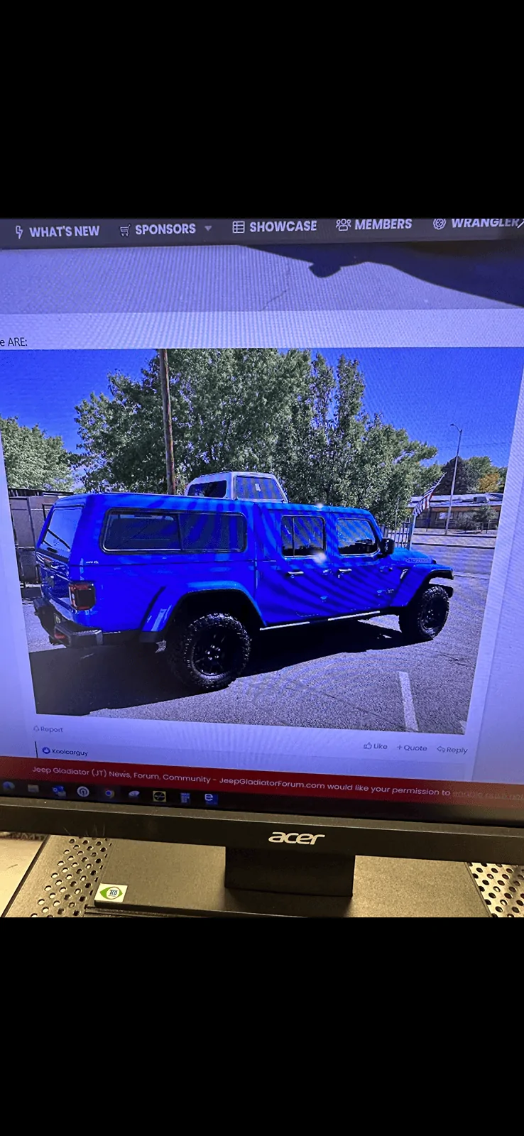 Jeep Gladiator HYDRO BLUE PEARL Gladiator JT Club IMG_2058