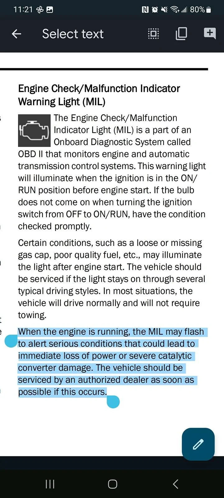 Jeep Gladiator Flashing check engine light Screenshot_20240525_112105_Driv