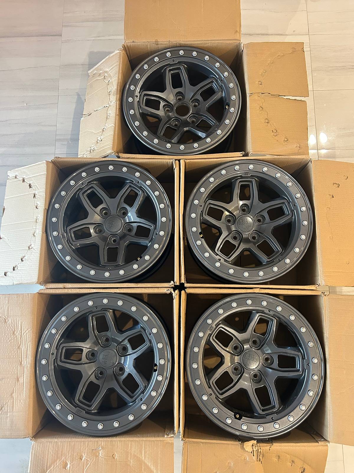 Jeep Gladiator AEV Borah Onyx Black with Rings Set of (5) IMG_8253.JPG