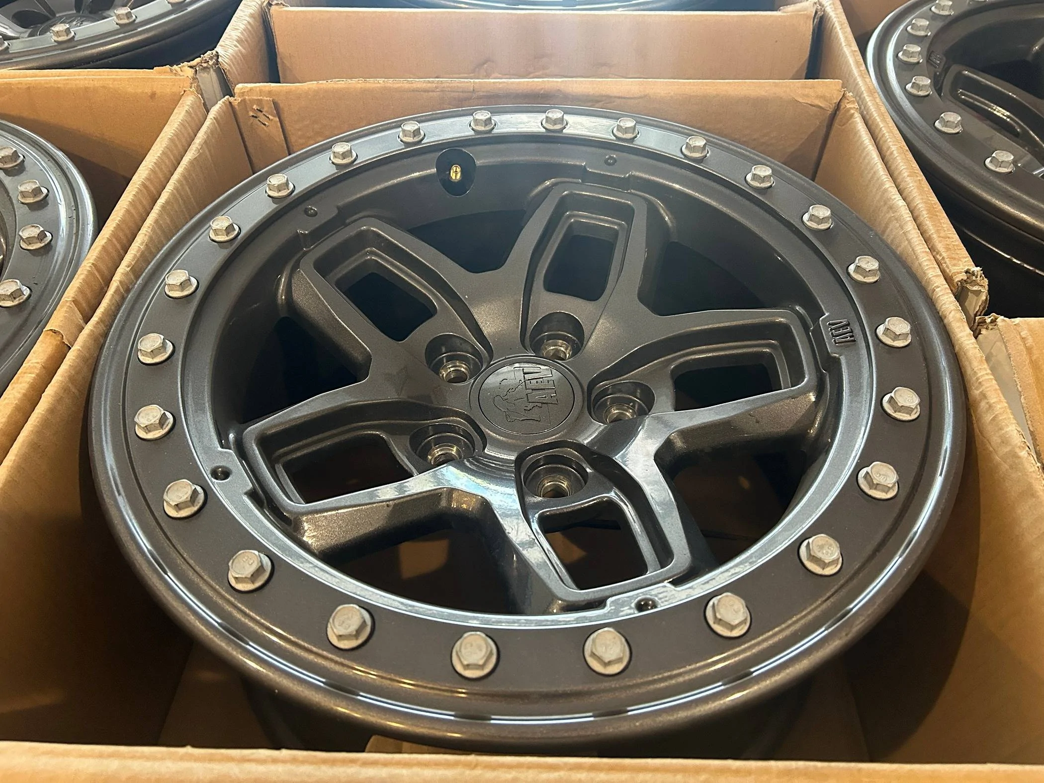 Jeep Gladiator AEV Borah Onyx Black with Rings Set of (5) IMG_8263