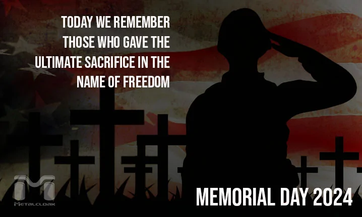 Jeep Gladiator Metalcoak's Memorial Day Sale - On Now! Memorial Day Statement