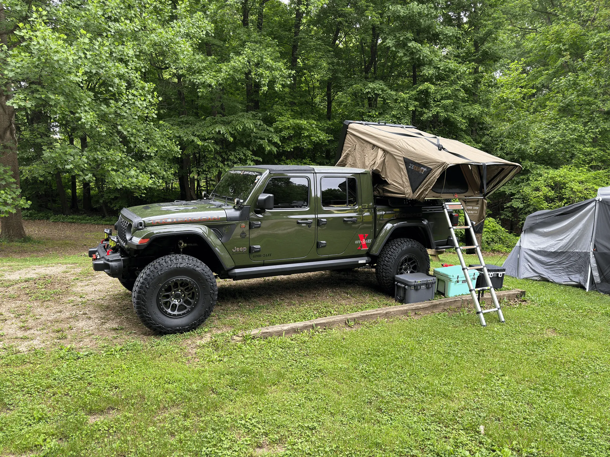 Jeep Gladiator 24 Gladiator Sarge Green Overland build IMG_3559