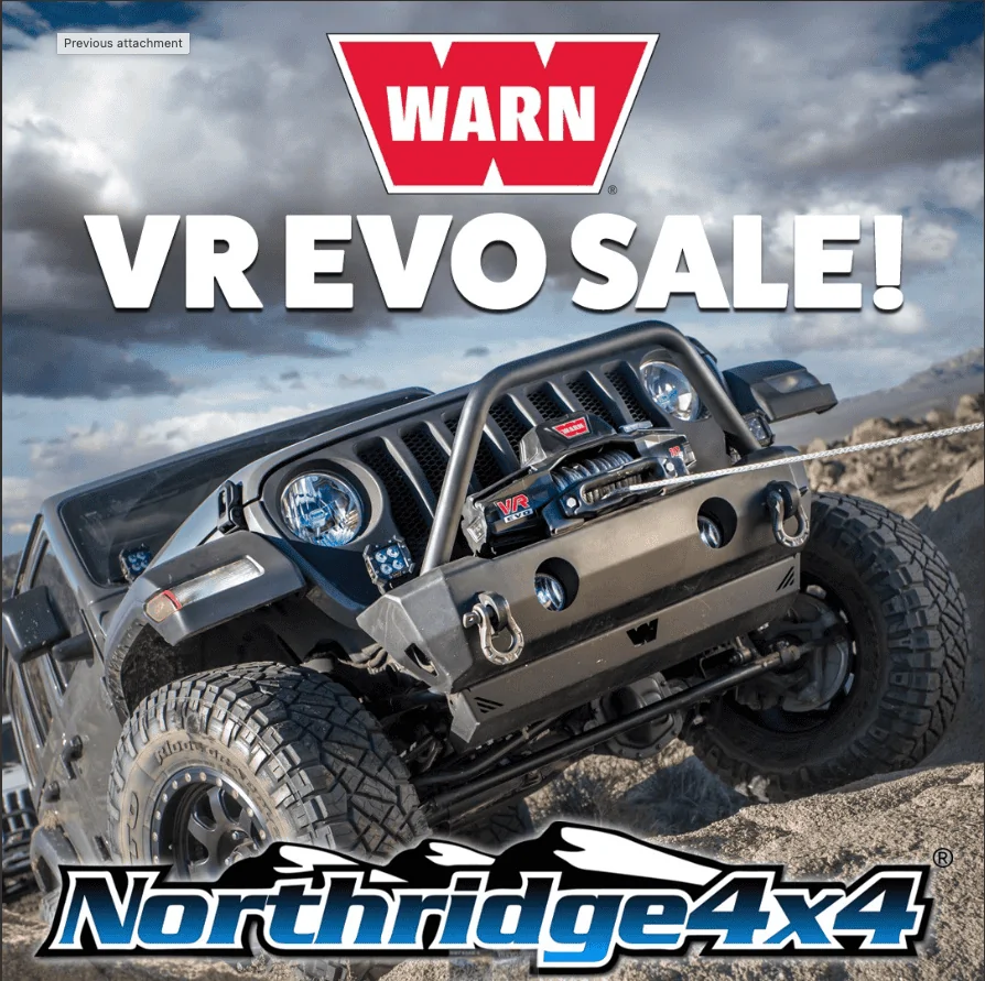 Jeep Gladiator WARN EVO winches on SALE - Northridge4x4 Warn-EVO-Sal