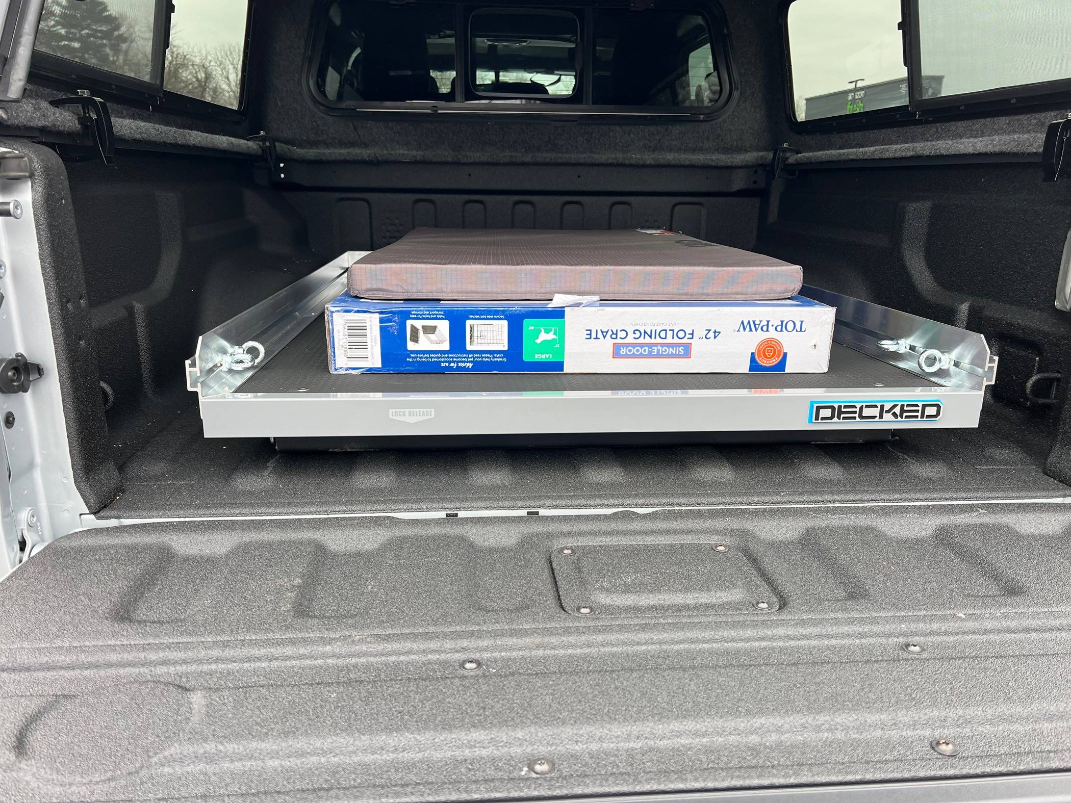 Jeep Gladiator Anyone recently add the new single drawer decked system? 2023 Jeep Gladiator Sport with DECKED CargoGlide slide-out installed