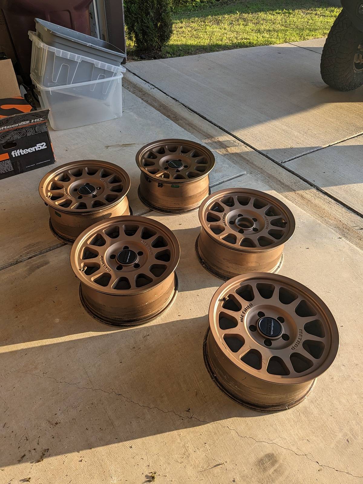 Jeep Gladiator 5 Bronze Method 703s +25mm $750 OBO PXL_20240530_001547128
