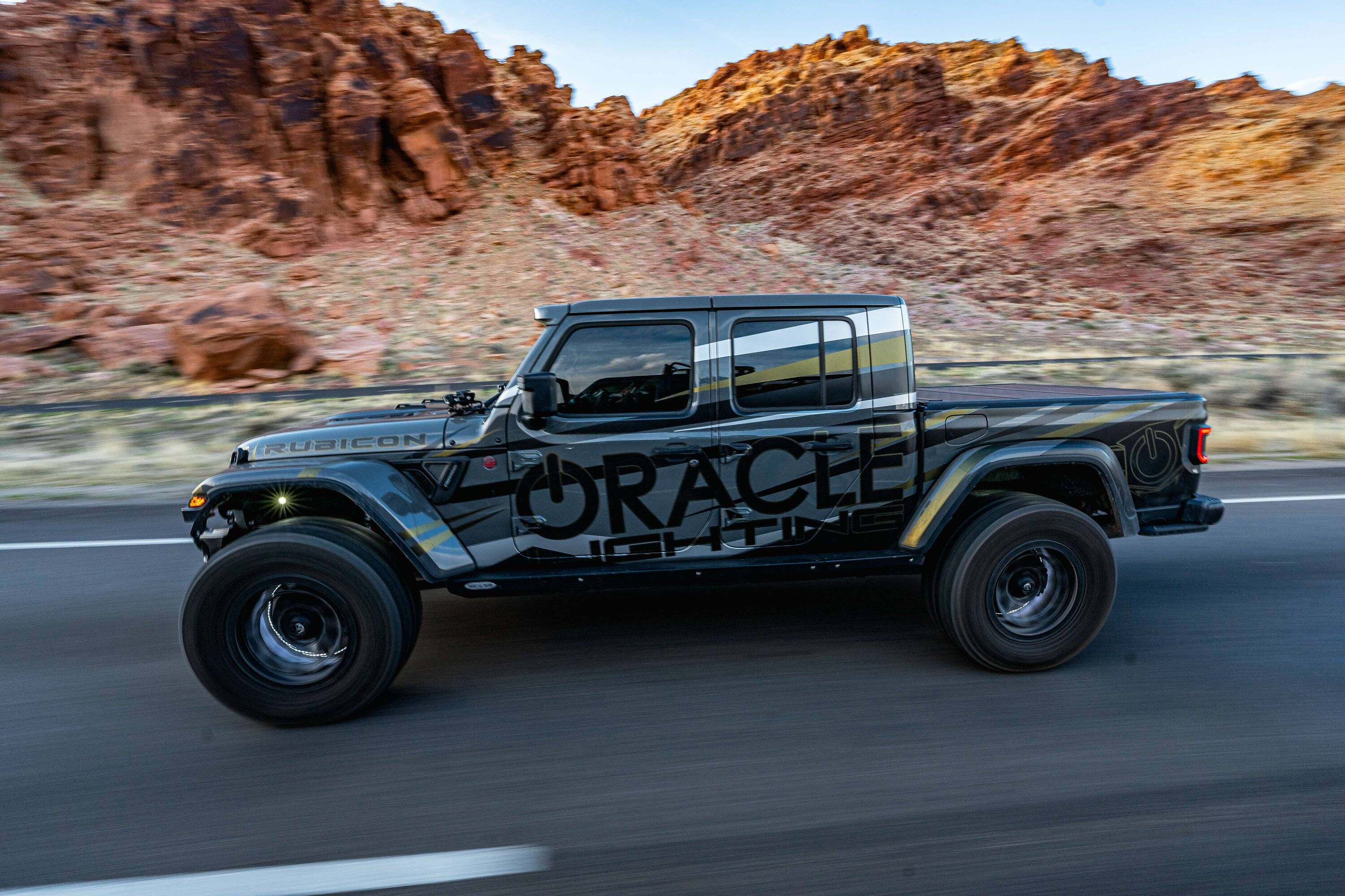 Jeep Gladiator It's full-Throttle Thursday! Show us those action shots! ORACLE_LIghting_Gladiator_Roller