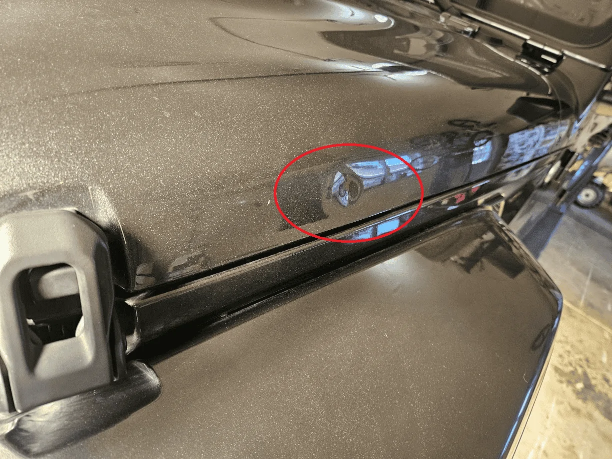 Jeep Gladiator remove dent on hood ideas? 1