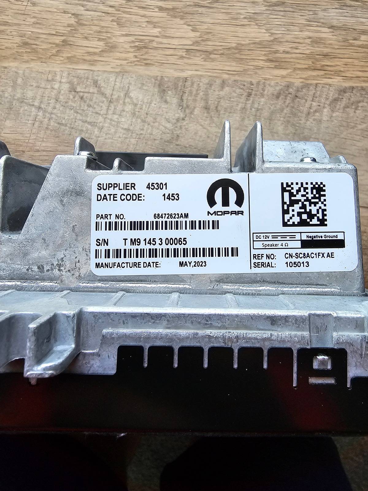 Jeep Gladiator 8.4 Inch UConnect radio 20240530_102943