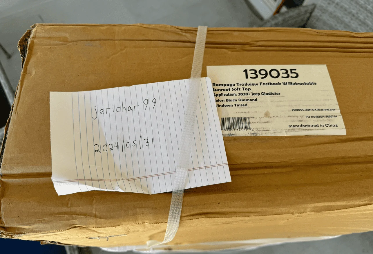 Jeep Gladiator Aftermarket Soft Top (new in box) - $200 softtop_1
