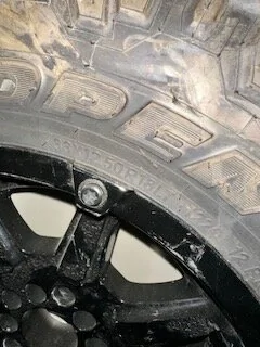 Jeep Gladiator FS: One (1) 33" Toyo ATII/18" Fuel Coupler Tire and Wheel Combo tire3
