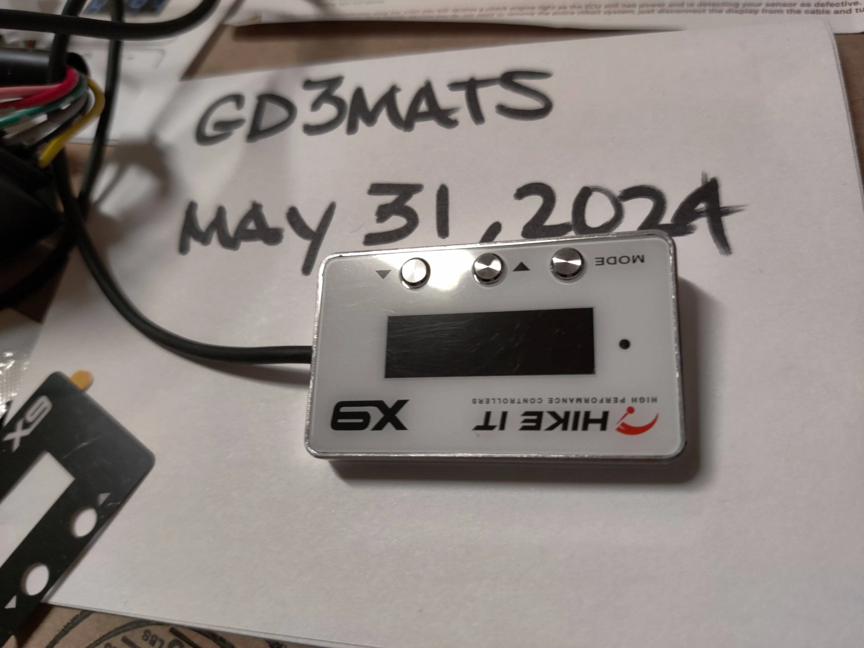 Jeep Gladiator Hikeit x-9 throttle controller $100 IMG_20240531_194432