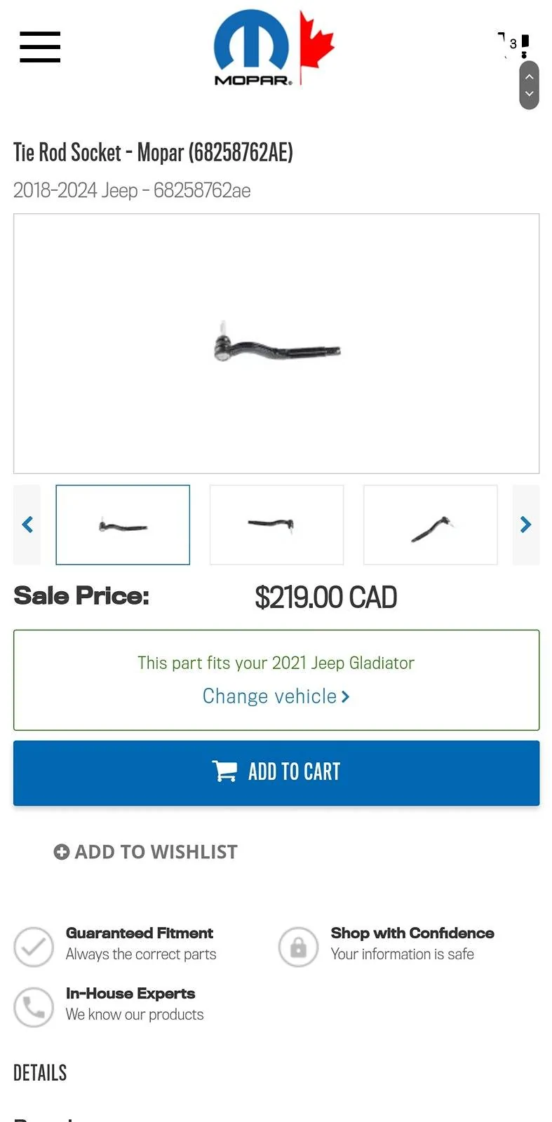 Jeep Gladiator "Drag link adjustment kit"? Pic2