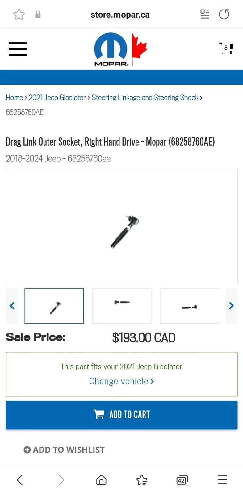 Jeep Gladiator "Drag link adjustment kit"? Pic4