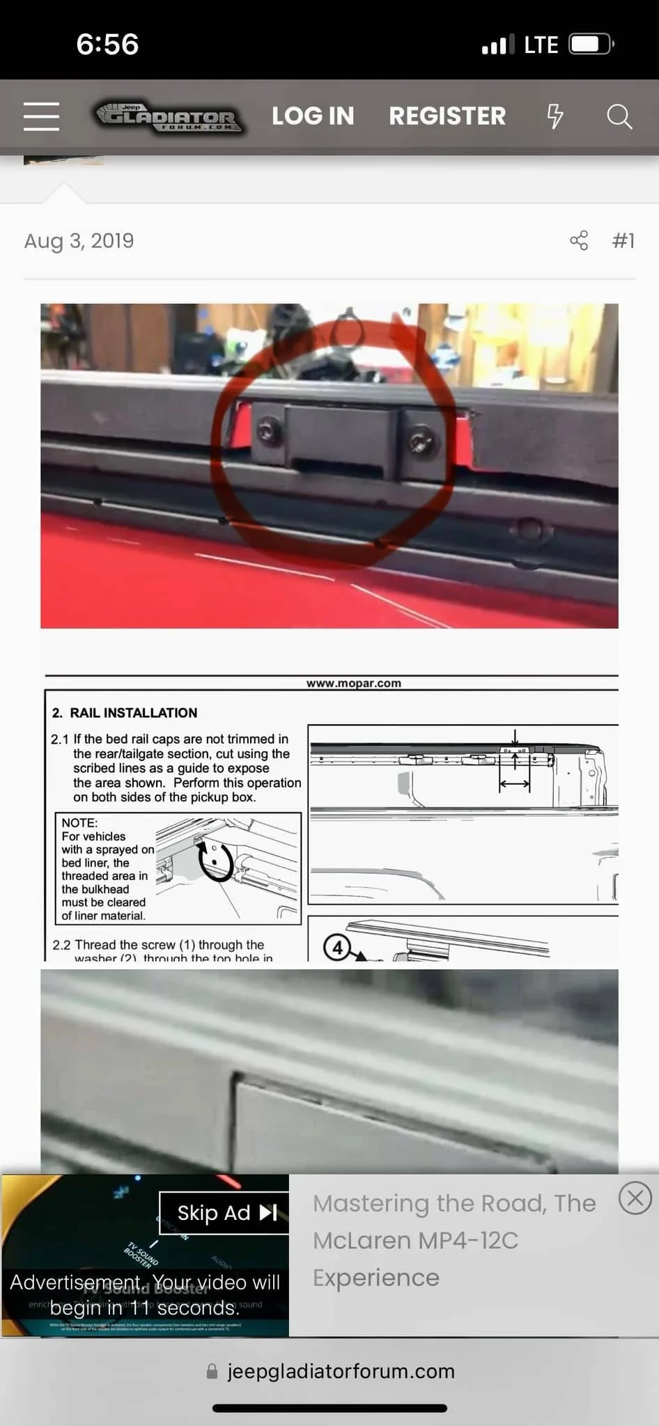 Jeep Gladiator Need help finding a Mopar part Image 1