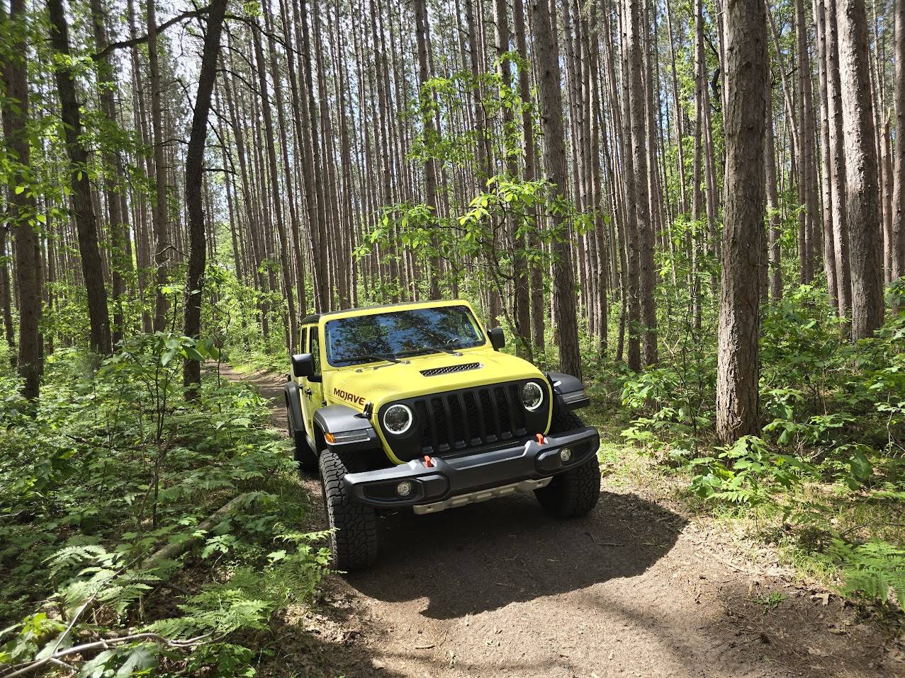 Jeep Gladiator Northern Lower Michigan camping trip with 2023 Mojave Gladiator 20240531_112512
