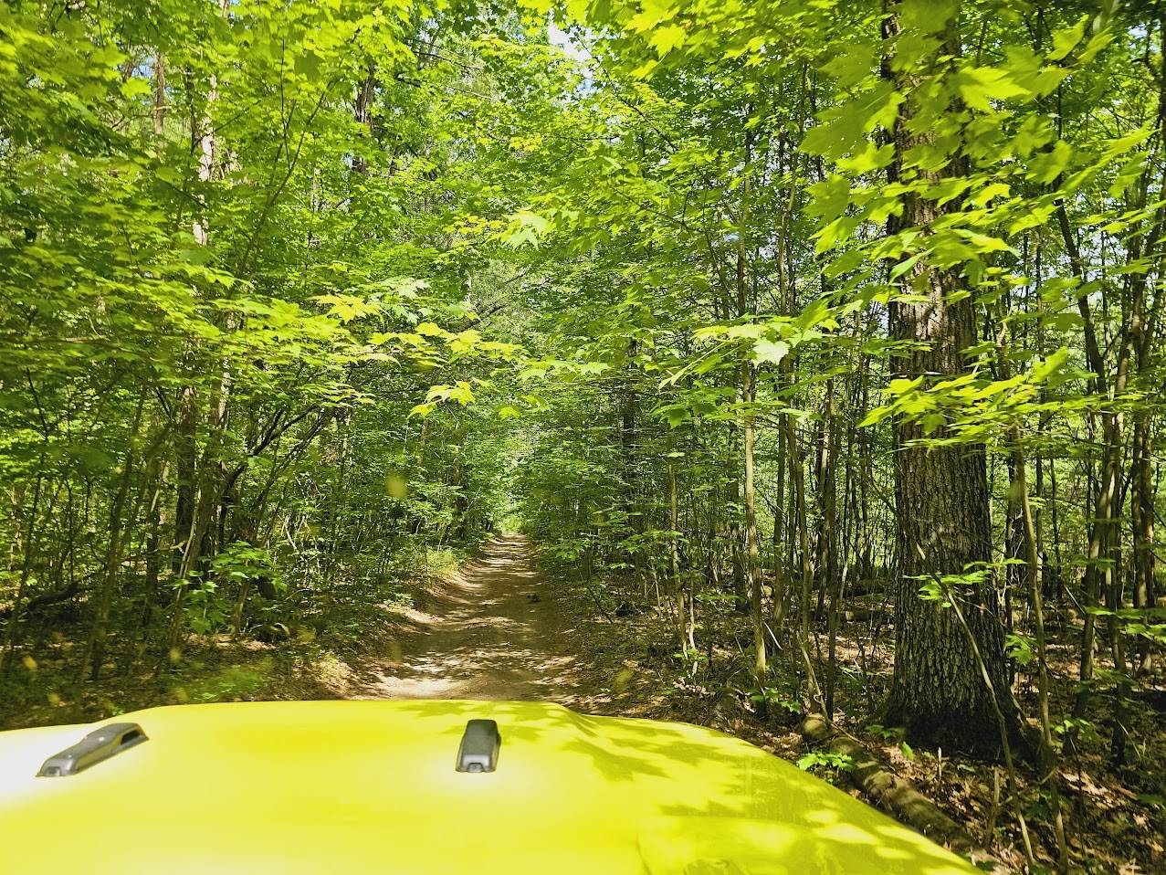 Jeep Gladiator Northern Lower Michigan camping trip with 2023 Mojave Gladiator 20240531_112758