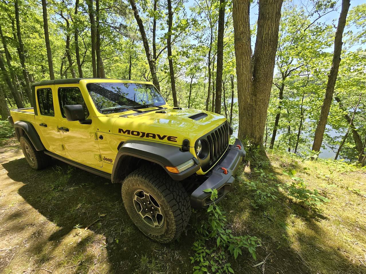 Jeep Gladiator Northern Lower Michigan camping trip with 2023 Mojave Gladiator 20240531_134210