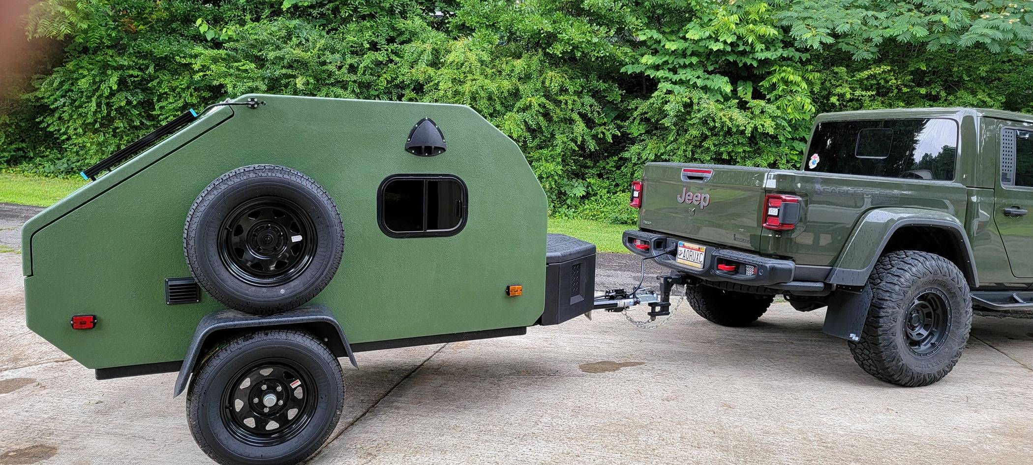 Jeep Gladiator What's your take:  TearDrop / SquareDrop / Micro-Camper/Trailer 20240602_125227