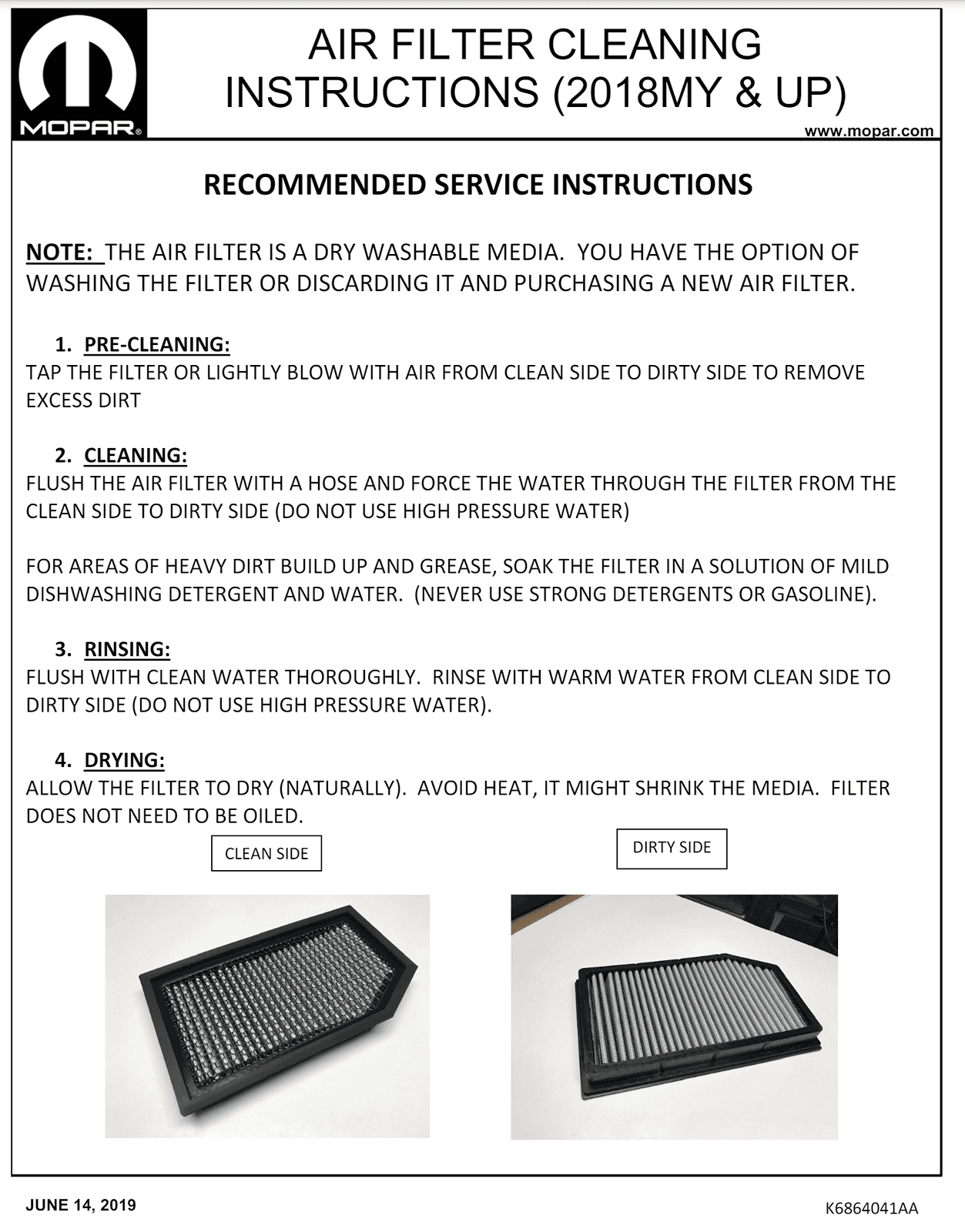 Jeep Gladiator MOPAR FILTER 1717440530804-64