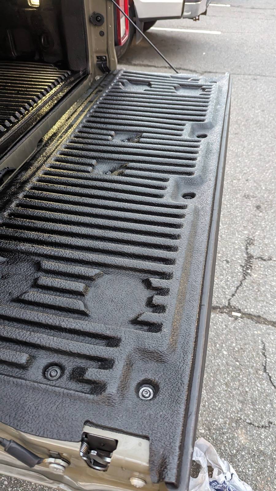 Jeep Gladiator Drop in Bed Liner over Bed lined truck bed! PXL_20240607_003314326.NIGHT
