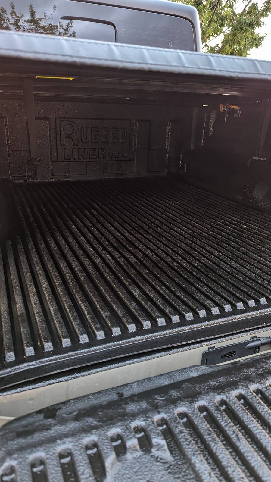 Jeep Gladiator Drop in Bed Liner over Bed lined truck bed! PXL_20240607_003303636.NIGHT