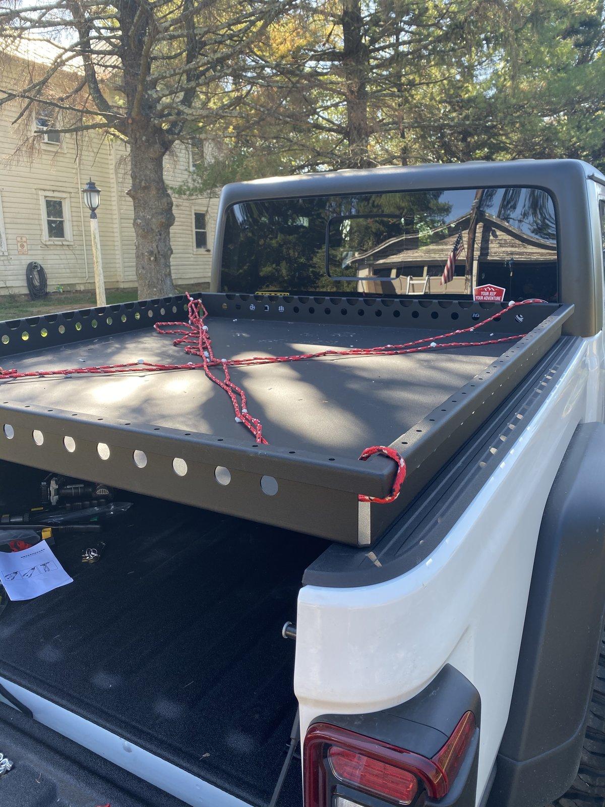 Jeep Gladiator JT Gladiator Upper Decker Hinged Cargo Basket Now Available! F1942C74-C43B-4652-A01B-2B65E7E0486A