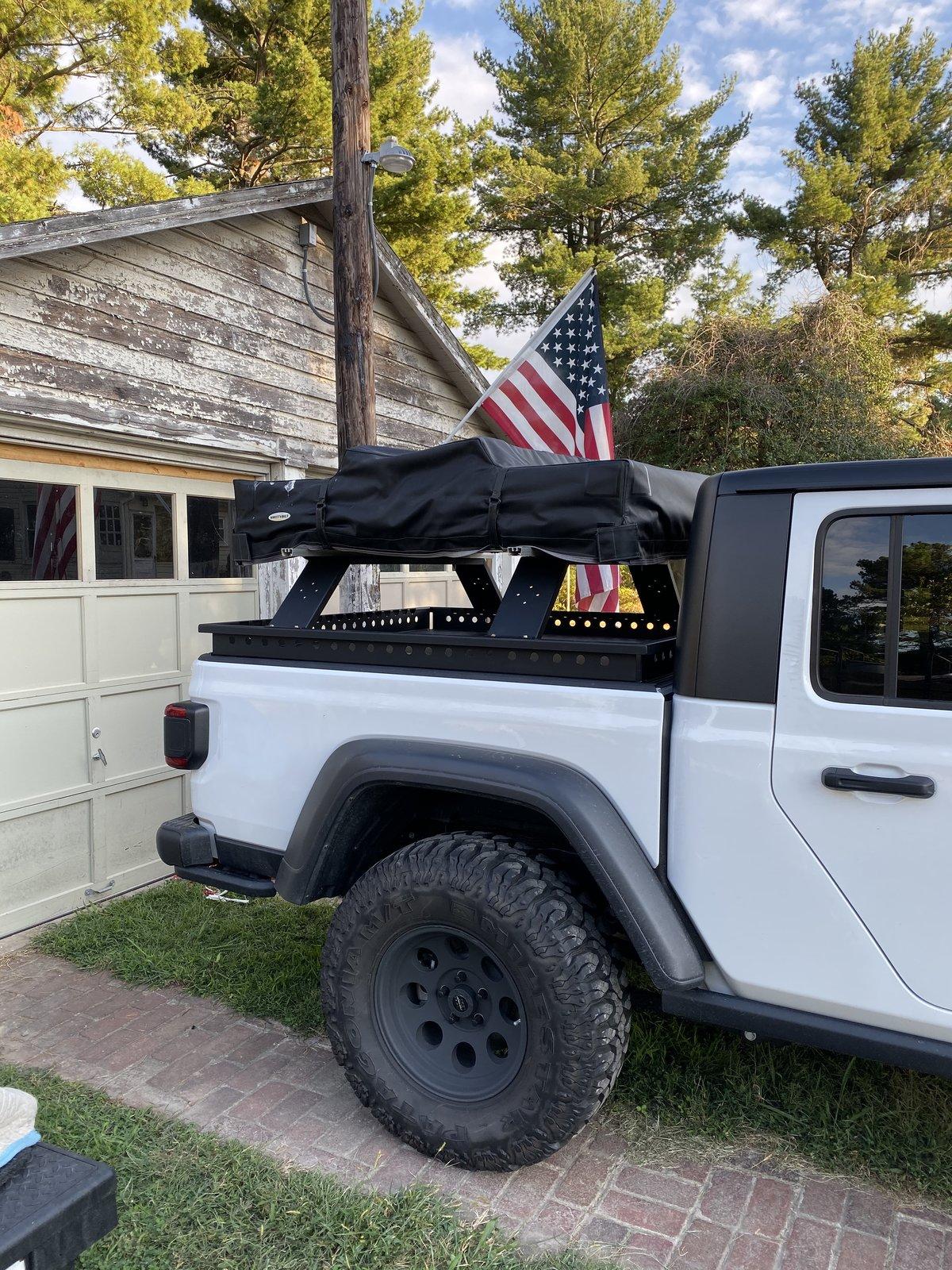 Jeep Gladiator JT Gladiator Upper Decker Hinged Cargo Basket Now Available! 5951A962-37A0-41EA-93F3-44B16AC619DC
