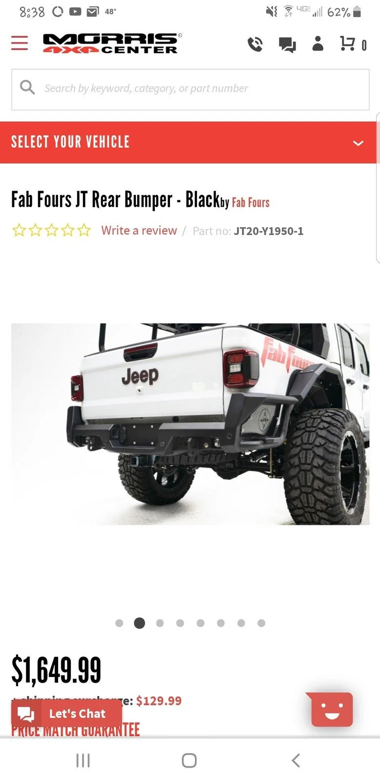 Jeep Gladiator Rubicon Rear Bumper Slider Replacement Screenshot_20191013-203808_Chrom