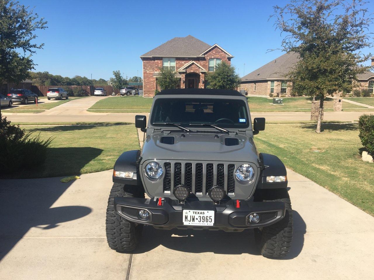 Jeep Gladiator Moved Lights to Bumper! Lights1
