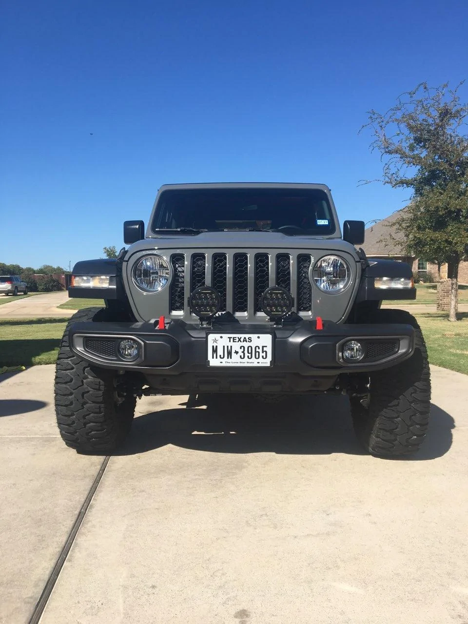 Jeep Gladiator Moved Lights to Bumper! Lights2